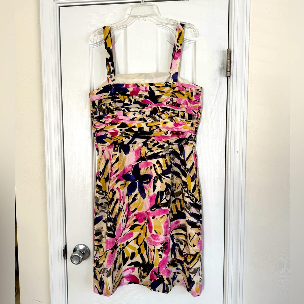 Banana Republic tropical print dress, size 10, EUC